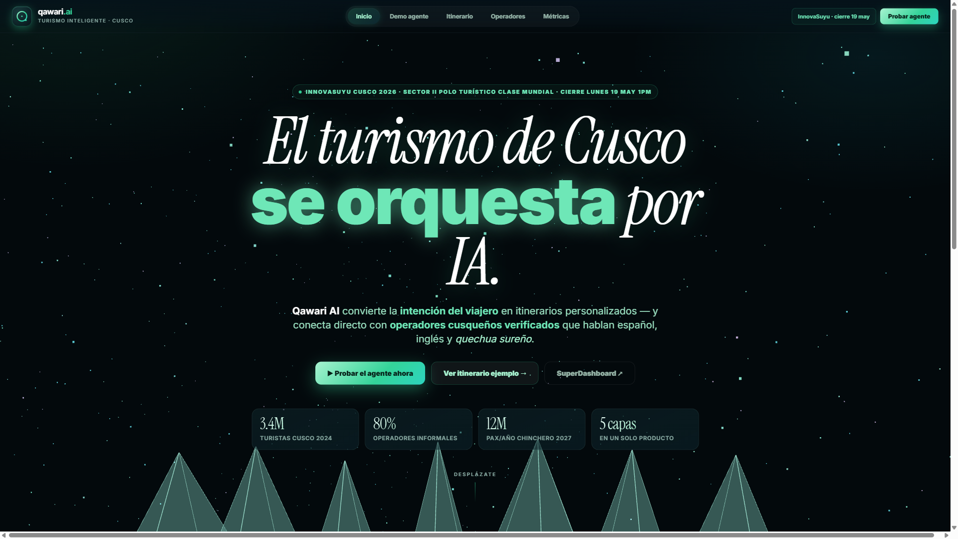 Qawari AI: el turismo de Cusco se orquesta por IA